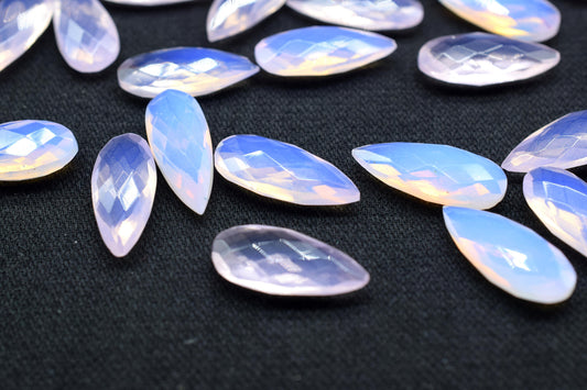 Pink Opalite 8X20mm Faceted Teardrop Beads,Pink Opalite Faceted Beads ,Pear Shape Faceted Beads,jewelry making Beads,Pink Opalite Briolette