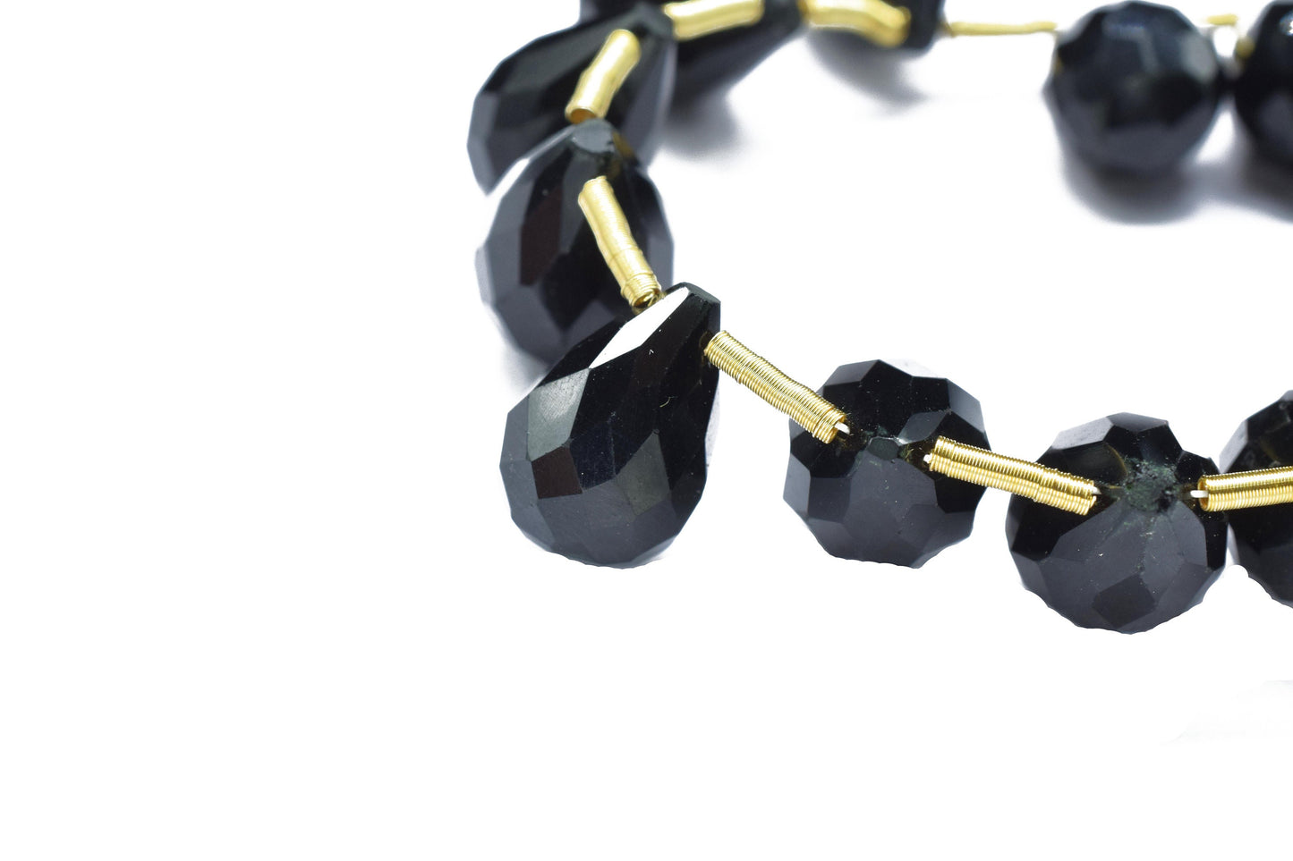 Black Onyx Teardrop Shape Briolette, 10x14mm Drop Beads ,AAA Quality Briolette, Black Onyx Briolette, Black Onyx Briolette, Gemstone Beads