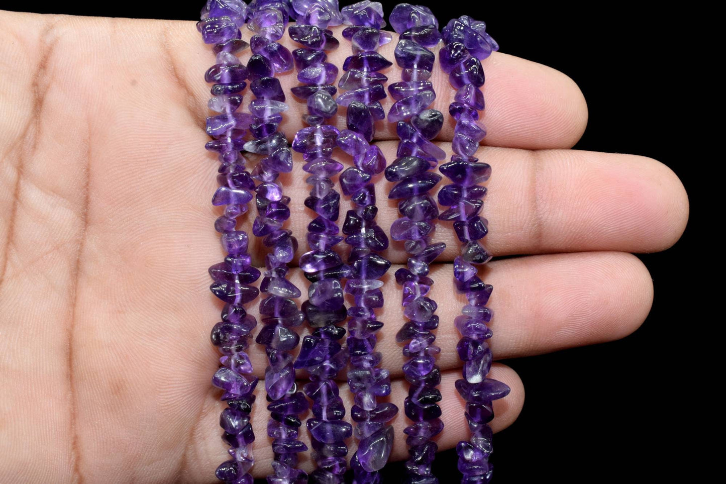 Amethyst Chip Beads Strand,Genuine Natural Purple Amethyst Loose Beads Grade AA Pebble Chips Shape,Amethyst chips pebble loose gemstones