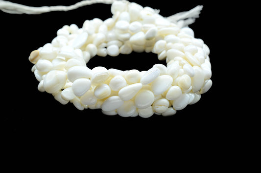 Natural Gemstone Nuggets Beads/Smooth Beads/Jewelry Making Craft/White Opal Nuggets Beads/Handmade Jewelry/Jewelry Component/Gift