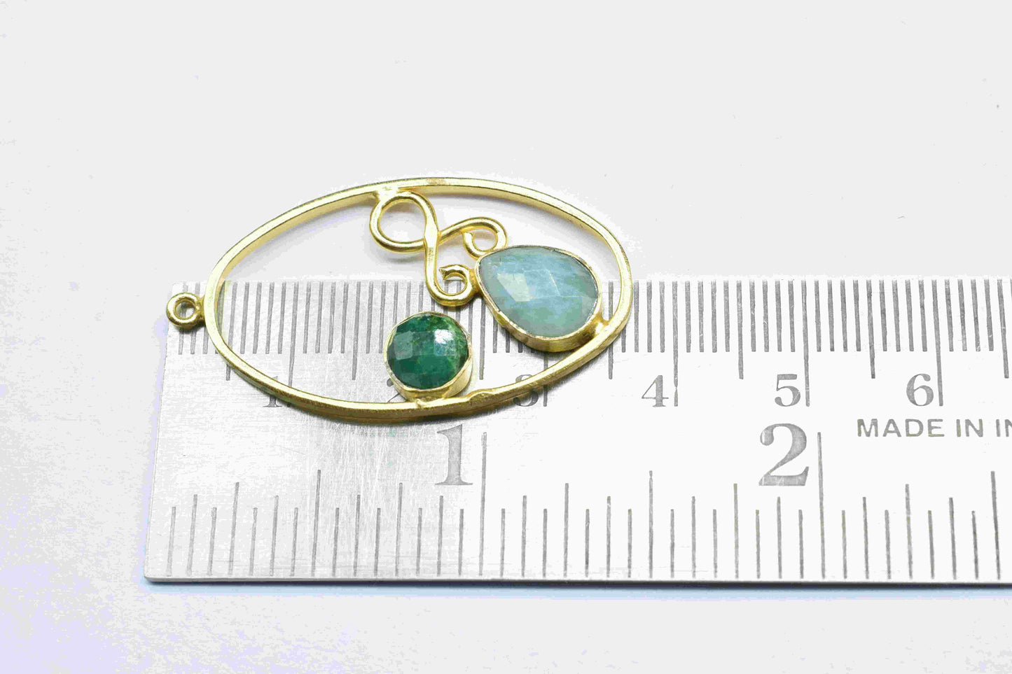 Multi Stone Component Jewelry,Emerald Gemstone Dangle Component,Amazonite 7x10mm Teardrop Component,Gemstone Earring,Finding Oval Necklace