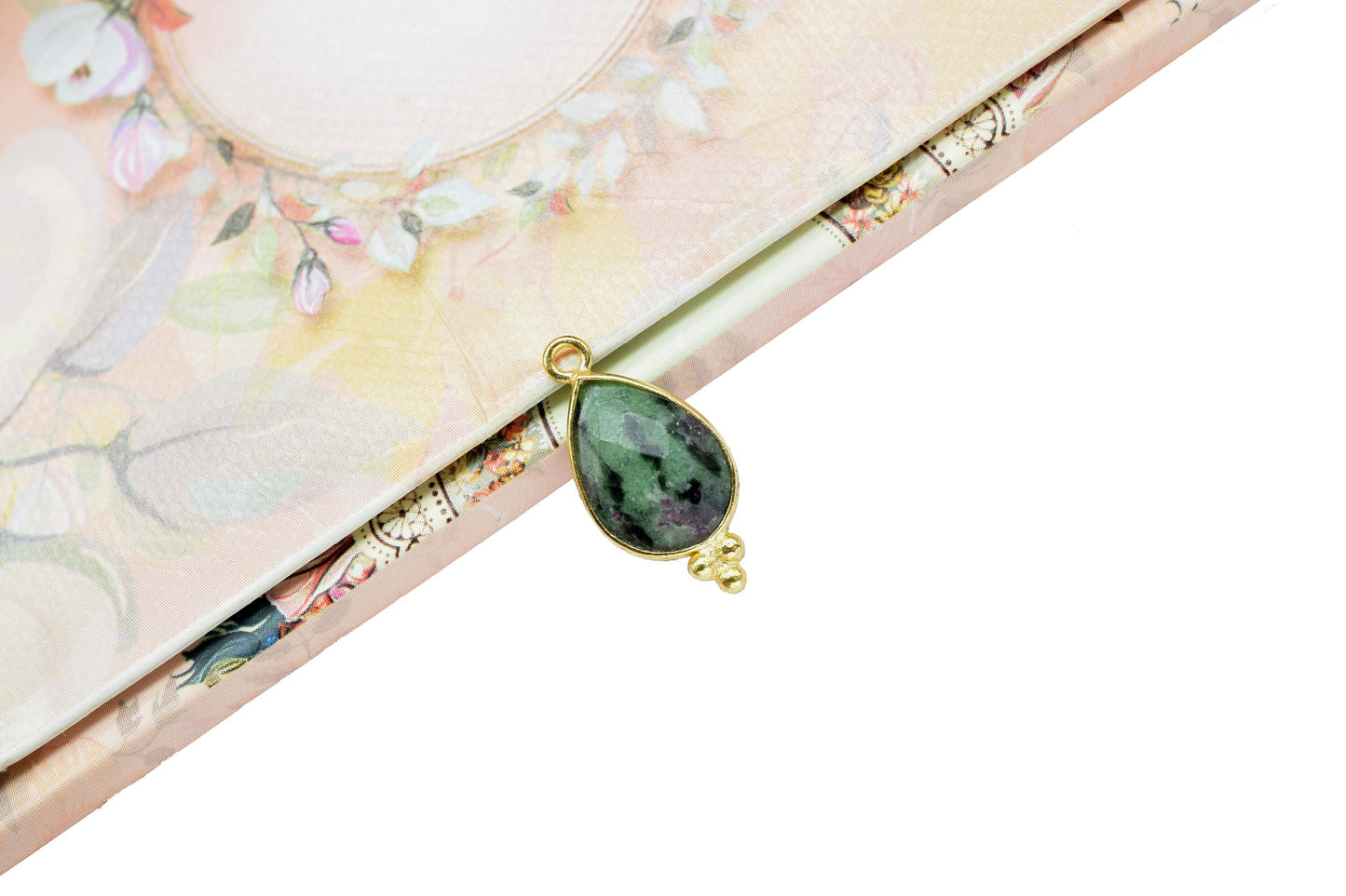 Natural Ruby Zoisite Faceted Connector,Zoisite Checker Cut Pendant jewelry,Zoisite Gemstone 10x14mm Pear Shape Single Bail Connector Pendant