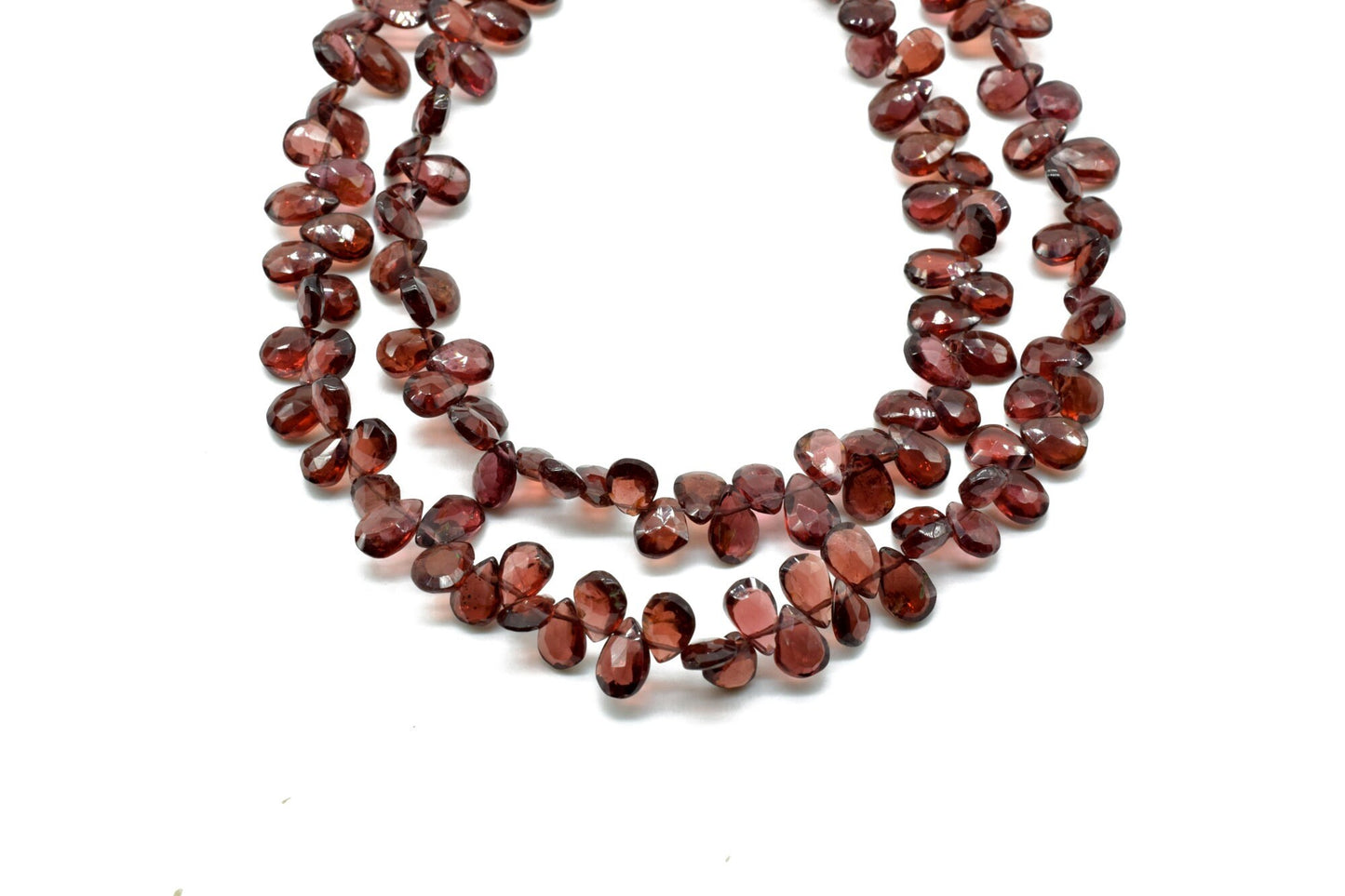 garnet Briolette,garnet pear shape faceted beads,6x9 mm garnet teardrop,garnet pear shape strand,jewelry making beads,garnet gemstone beads