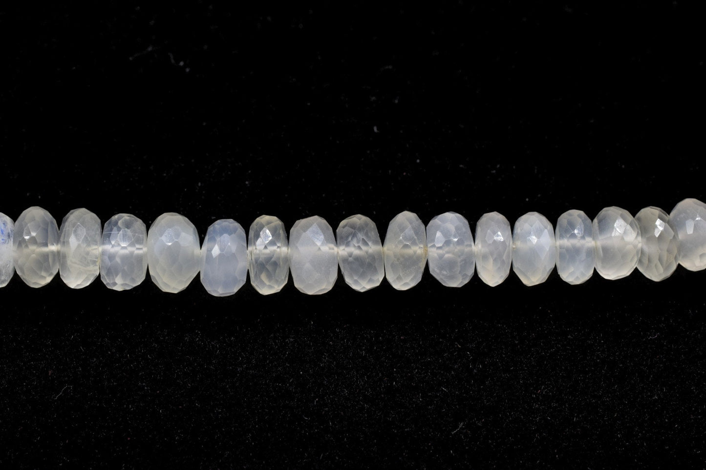 White Moonstone 8mm to 8.5mm faceted Rondelle Beads,Moonstone beads,Jewelry Making beads Craft,Moonstone Gemstone Bead,Moonstone fine beads,