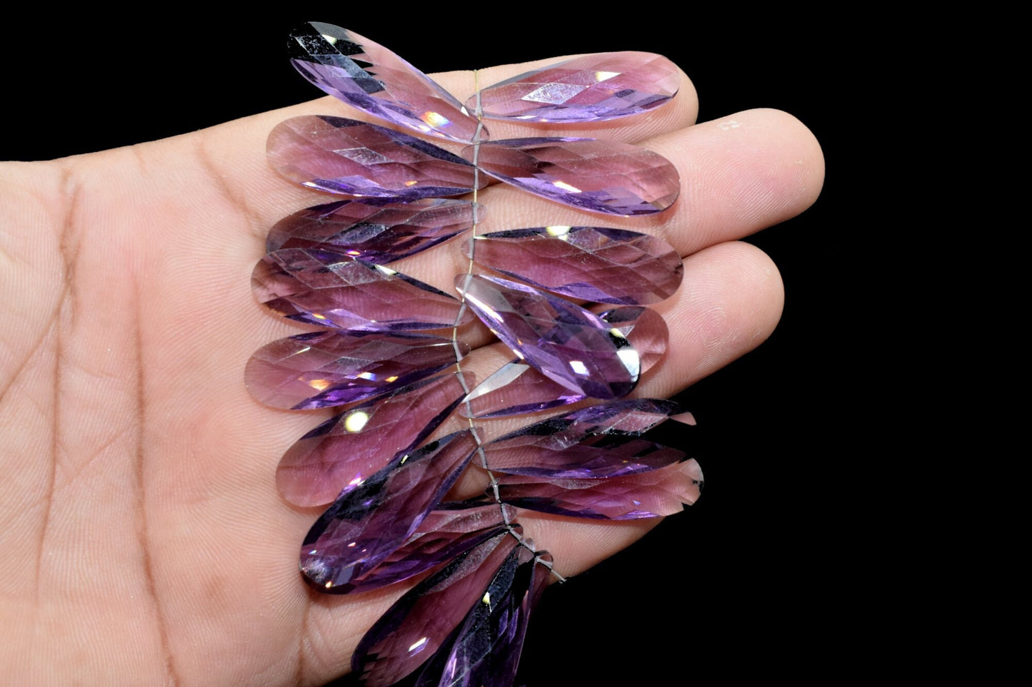 Natural Amethyst Long drop 10x30mm Briolettes,Amethyst Briolette,Amethyst Tear Drop Briolettes,jewelry supplies,Amethyst drops,Amethyst