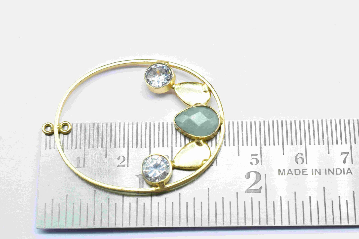 Amazonite Oval Shape Pendant,7x10mm Teardrop Shape Pendant,Zircon Component,Finding Oval Shape Component Jewelry,Amazonite Component Jewelry
