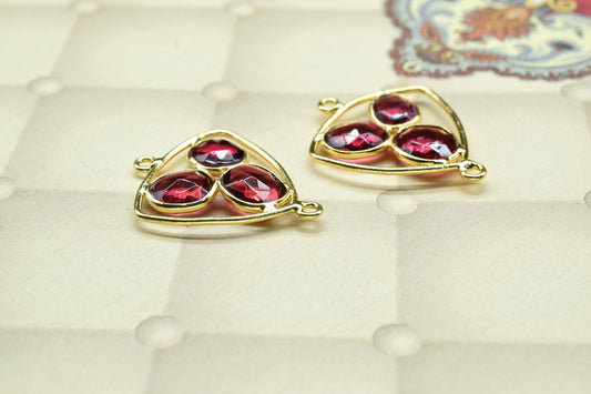 Pink Tourmaline Finding Gold Plating Component Earring Jewelry,Pink Tourmaline Quartz Oval Shape Pendant,ourmaline Charms Component Jewelry