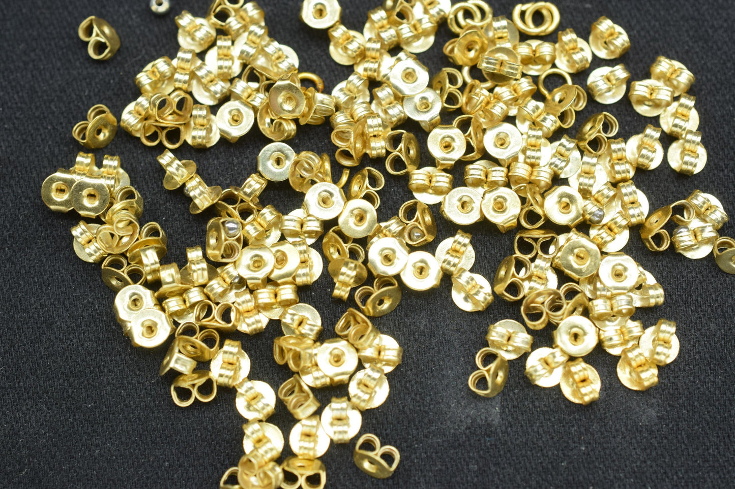 10pcs Earrings Push Back Screw,Pushback for Stud or Post,Brass Earring Screws,diy earring making supplies,