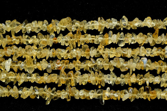 Natural Citrine Chip Beads Strand,Gemstone,Jewelry Making Supply,Beading Supplies,Smooth Raw Gemstone Nuggets Chips,Citrine Uncut Beads