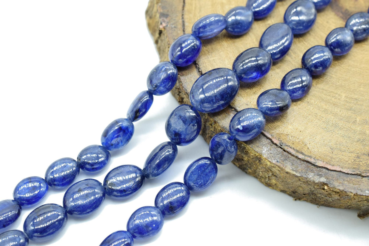Blue Jade smooth oval nuggets Blue jade handmade Necklace Blue jade tumble Gemstones Pebble Beads,Blue jade beads