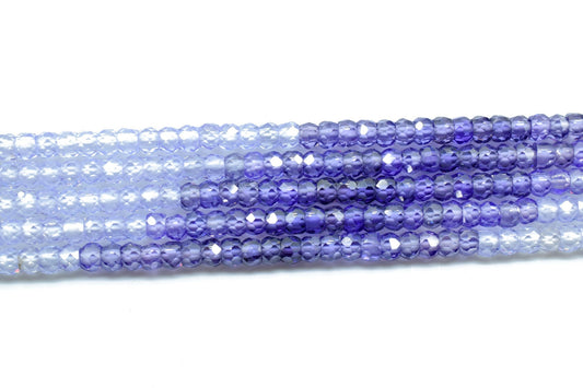 5 String Of Multi stone Necklace,Natural Precious Cubic Zircon Gemstone Necklace Beads Necklace AAA Quality Zircon Strand Necklace,Gift item