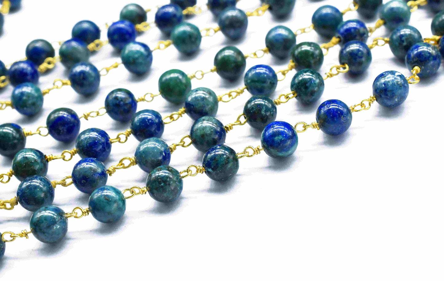 Sediment Imperial Smooth 6mm Round Beads Rosary,Wholesale Beads Chains,Sediment Imperial Wire Wrapped Chains,Sediment Imperial Beads Chains