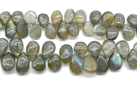 Labradorite Smooth Teardrop Briolettes,Labradorite Non facet Briolette,Super Finest Quality briolette,Labradorite Teardrop briolettes strand