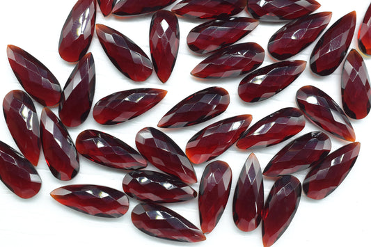 Garnet 8X20mm Faceted Teardrop Beads,Garnet Faceted Briolettes,Garnet Faceted Beads,jewelry making Beads,Garnet Pear Shape Beads,Garnet