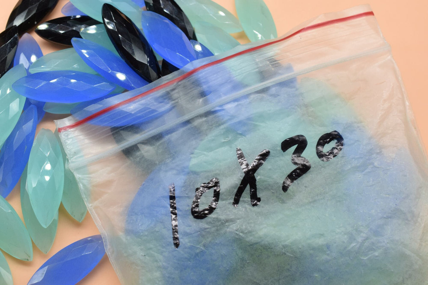 Aqua Chalcedony faceted marquise beads,10x30mm marquise briolettes,Spiky beads,jewelry making beads,Gemstone briolettes,fancy gemstones