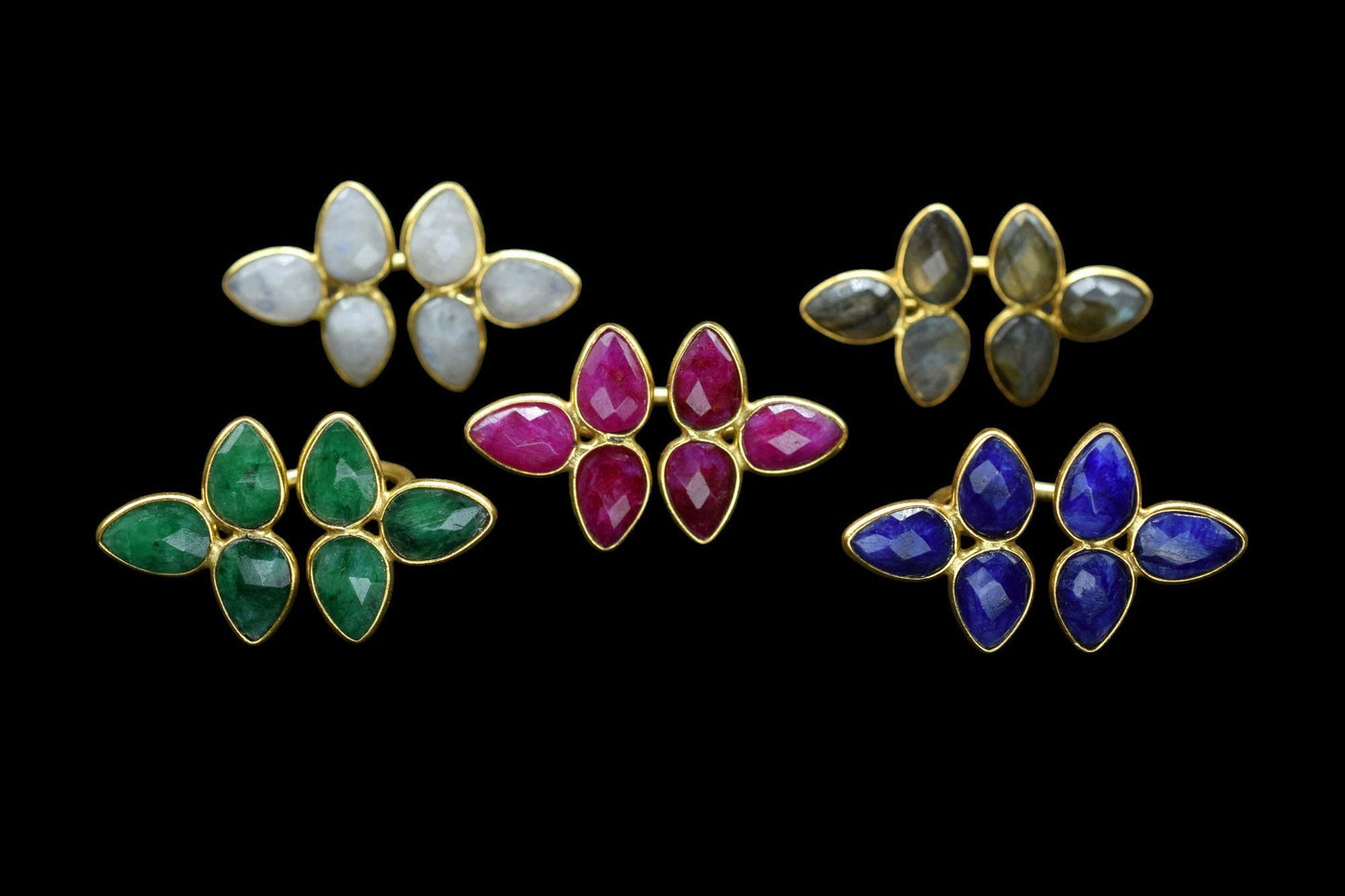 Labradorite Ring/Pear cut Stone Ring/Labradorite Jewelry/Gemstone Ring/Labradorite Engagement Ring/Bridal Jewelry/Handmade Ring/Gift For Her