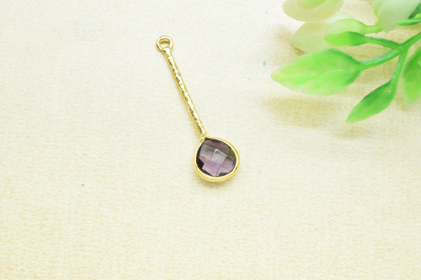 Flashy Amethyst Pendant/Gemstone Component/Faceted Amethyst Earring /Single Bail Charm/Necklace Pendant/Heart Shape Charm/Wholesale Supply