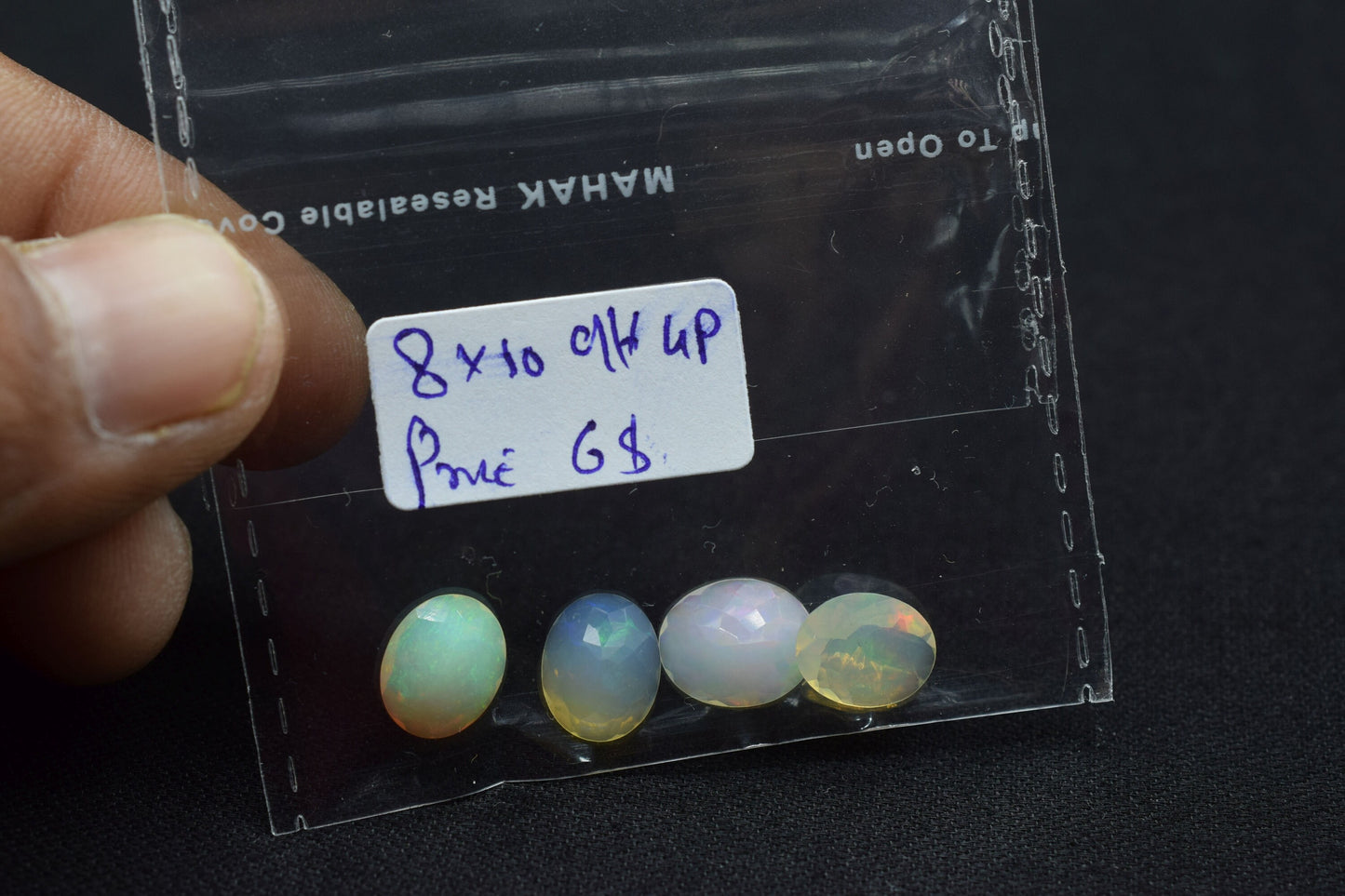 Natural Ethiopian Welo Opal 8x10mm Oval Faceted,Jewelry Making Fire Opal,Ethiopian Opal Calibrated Loose Gemstone,Ethiopian Opal Faceted,