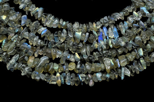 Labradorite Chip Beads Strand,Genuine Natural Labradorite Loose Beads Grade AA Pebble Chips Shape,Labradorite chips pebble loose,Labradorite