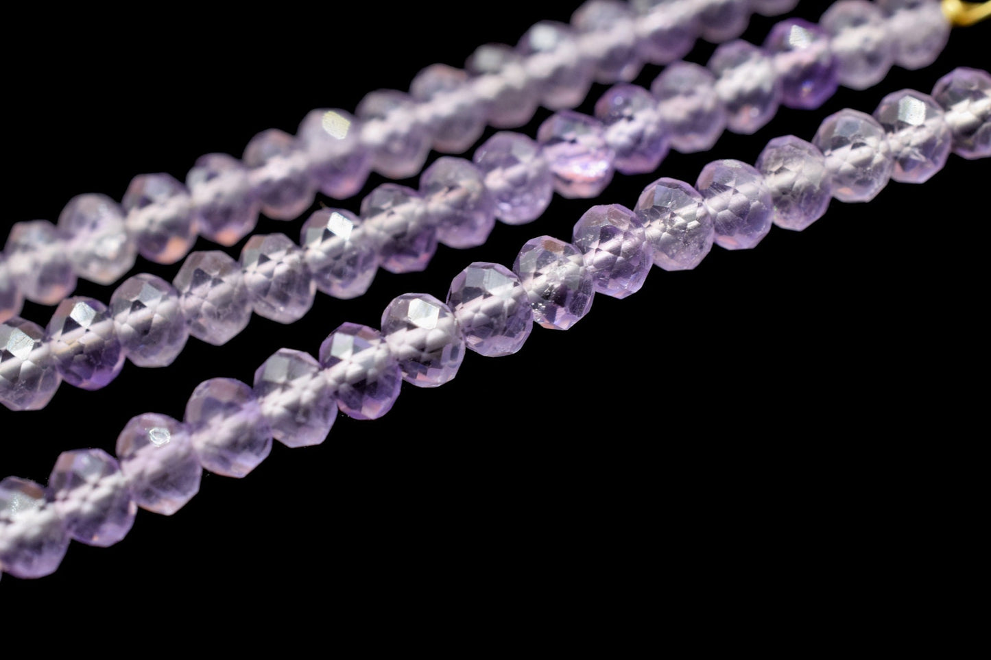 Pink Amethyst Beads Bar Pendant,February Birthstone Pendant,Amethyst Pendant,Amethyst Necklace,Gemstone Pendant,Dainty necklace ,mom'Gift