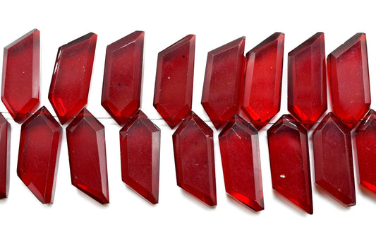 Garnet Fancy Beads Briolette,January Birthstone Gemstone, Burgundy Red Faceted Semiprecious Gemstones,Gemstone Jewellery Supply