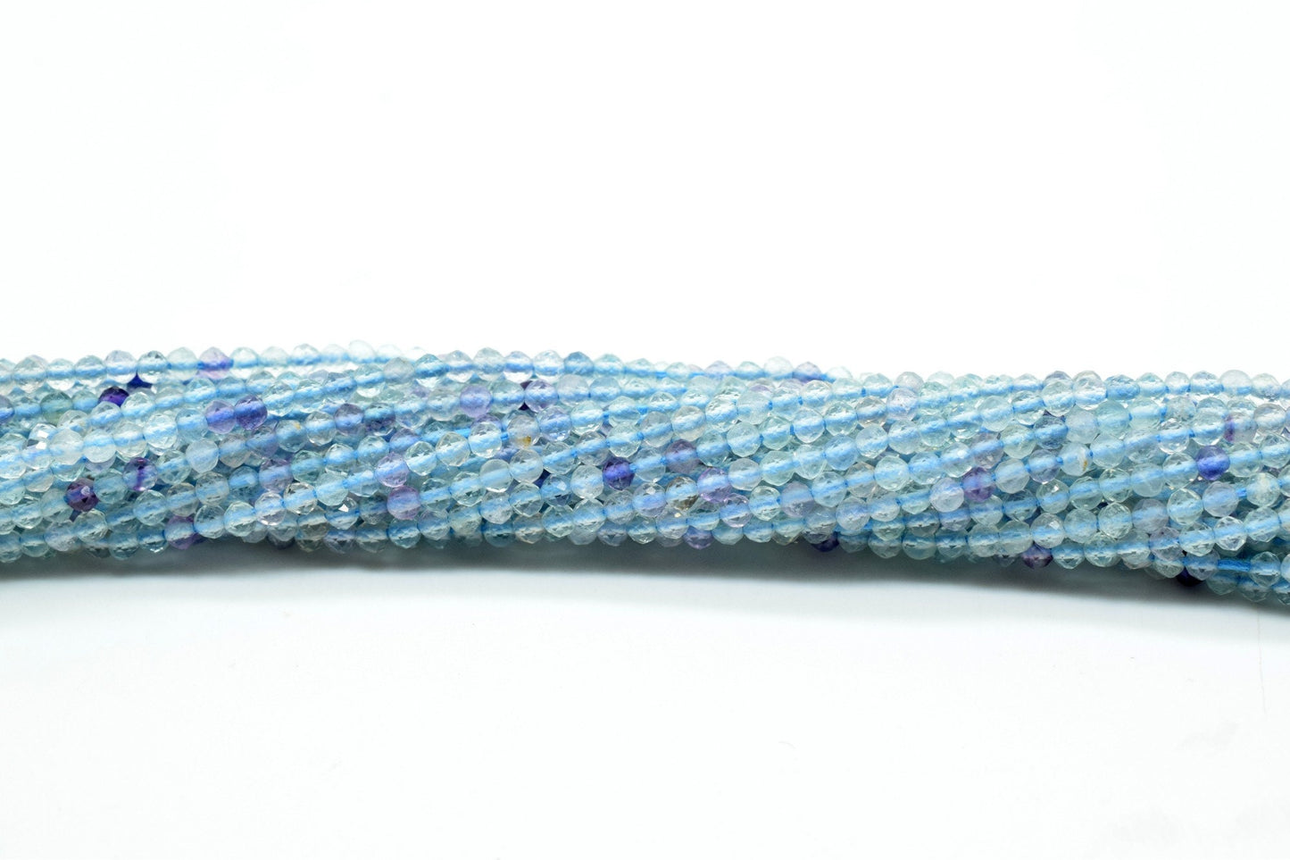 Blue Fluorite rondelle beads,Gemstones beads,natural Faceted Beads,2mm-2.5mm Beads strand,micro Faceted Beads,13"Strand,Jewelry Making Beads