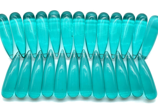 Green Apatite Long drop 8x30mm smooth Briolettes,Apatite Quartz Faceted Teardrop Briolette,Apatite handmade Briolettes,Apatite smooth beads