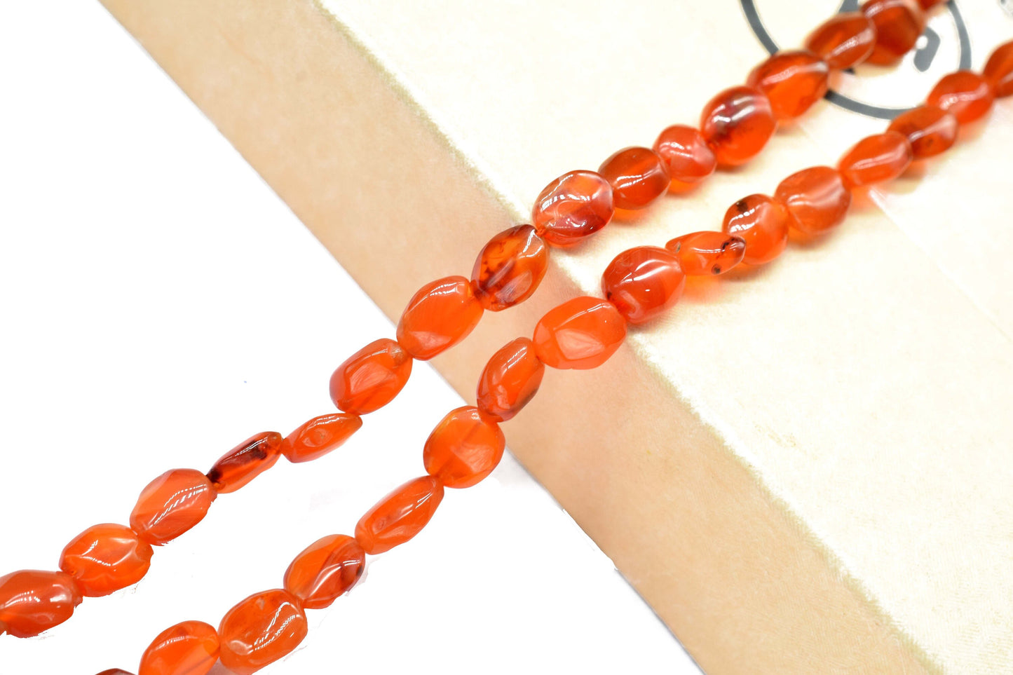 Natural Carnelian Smooth Beads,Orange Carnelian Smooth Handmade Tiny Beads,Natural Carnelian Plain Nuggets Beads,AAA Quality,Carnelian Beads