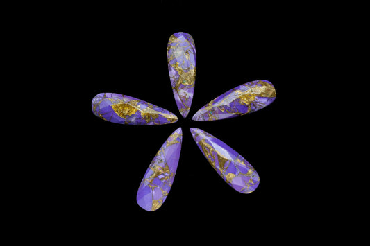 Purple Copper Turquoise Faceted Briolette,Gemstone 10x30mm Teardrop,Purple Turquoise Teardrop,Copper Turquoise jewelry,Jewelry Making,Gift