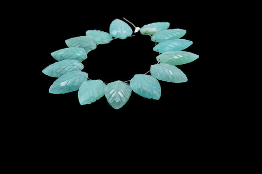 Amazonite Carved Shape Briolette Beads,Rare Gemstone Beads | Blue Amazonite Beads,AAA+++ Quality Amazonite Fancy Carved Briolettes,amazonite