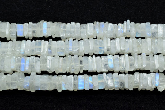 Moonstone Heishi Beads Size 4-6MM 16 inch strand Approx,Moonstone Heishi Beads,Moonstone Heishi Cut Beads,Moonstone bead,Square smooth Beads
