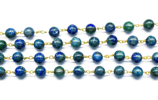 Sediment Imperial Smooth 6mm Round Beads Rosary,Wholesale Beads Chains,Sediment Imperial Wire Wrapped Chains,Sediment Imperial Beads Chains