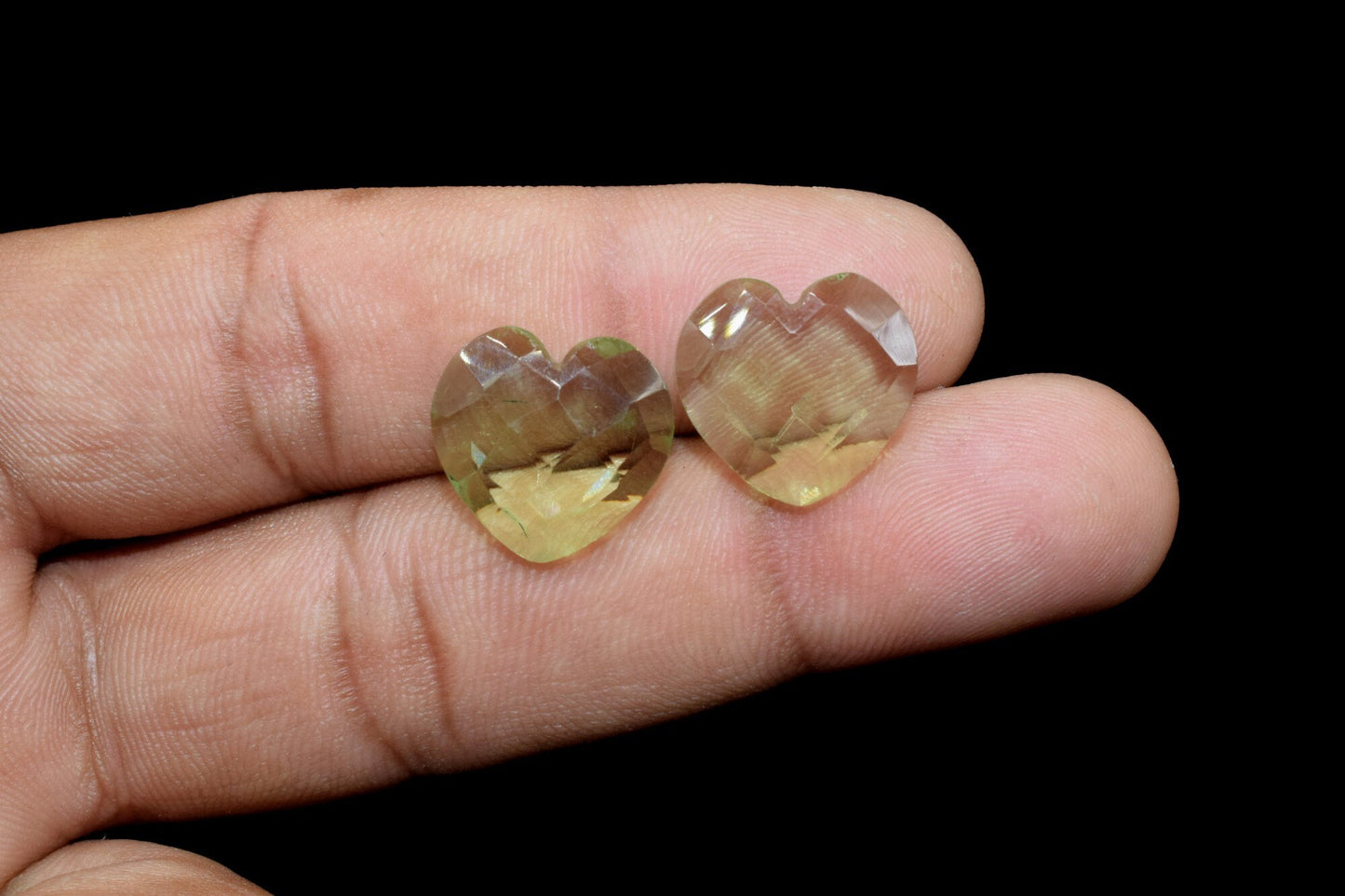 Green Amethyst 14mm Heart Shape Briolettes,carving Briolette,Jewelry making supplies,craft supplies,Amethyst Briolettes beads,loose beads