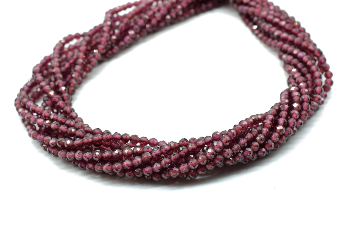 3mm Garnet Faceted Rondelle Beads,Garnet Beads Strand,Jewelry making beads,gemstone beads strand,red beads strand,red stone beads strand