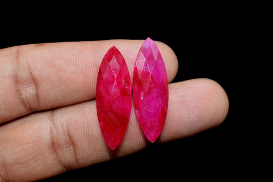 Natural Ruby Marquise 10x30mm Briolettes,Ruby Marquise Briolettes,Ruby Briolette, Jewelry Supplies,Ruby BEADS,Ruby Jewelry Marquise Shape