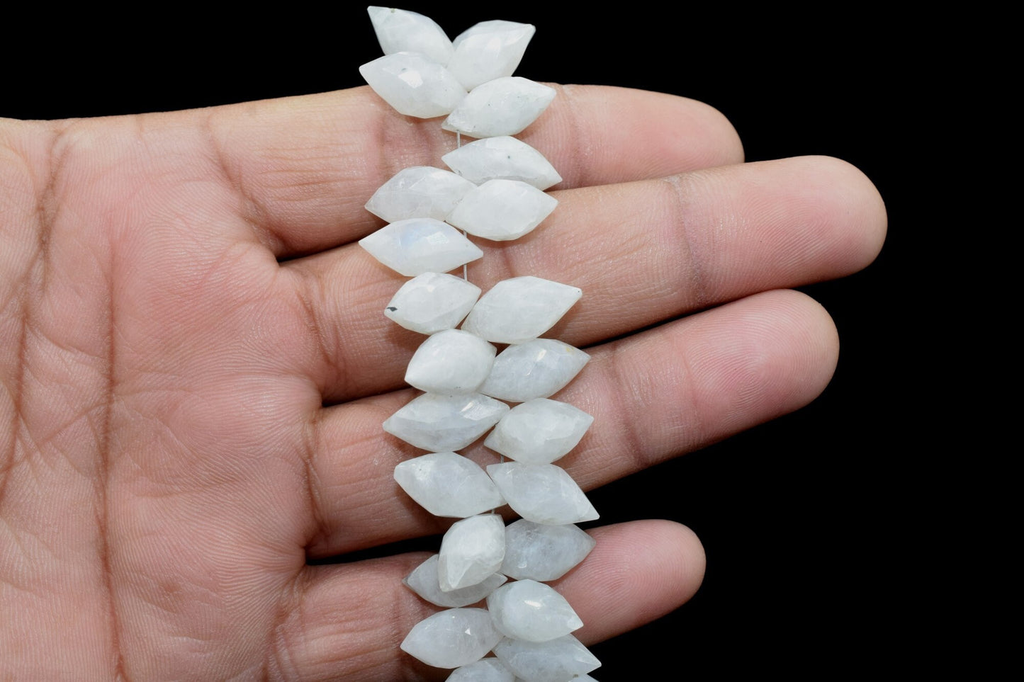 Moonstone faceted Dew Drops beads,8x16mm Dew Drops briolettes,Moonstone Micro faceted Dew Drop Beads,Moonstone Briolettes,Moonstone jewelry