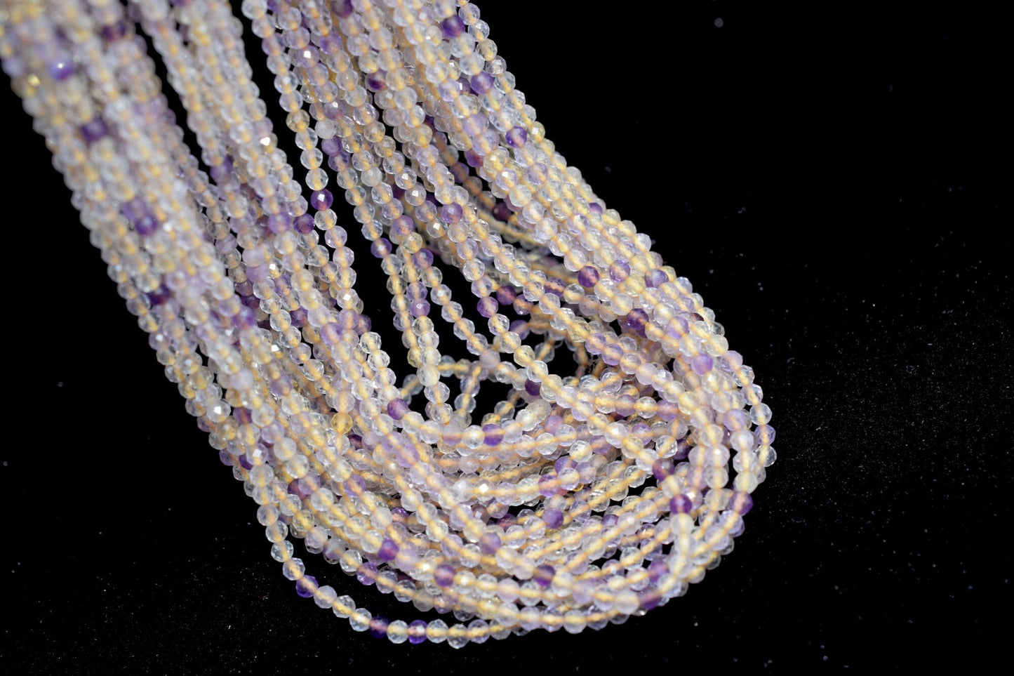 Purple Fluorite Faceted beads,Loose Beads for Jewelry Making,AAA Quality beads,Multi Fluorite beads,Gemstone Beads,13" rondlle beads Strand