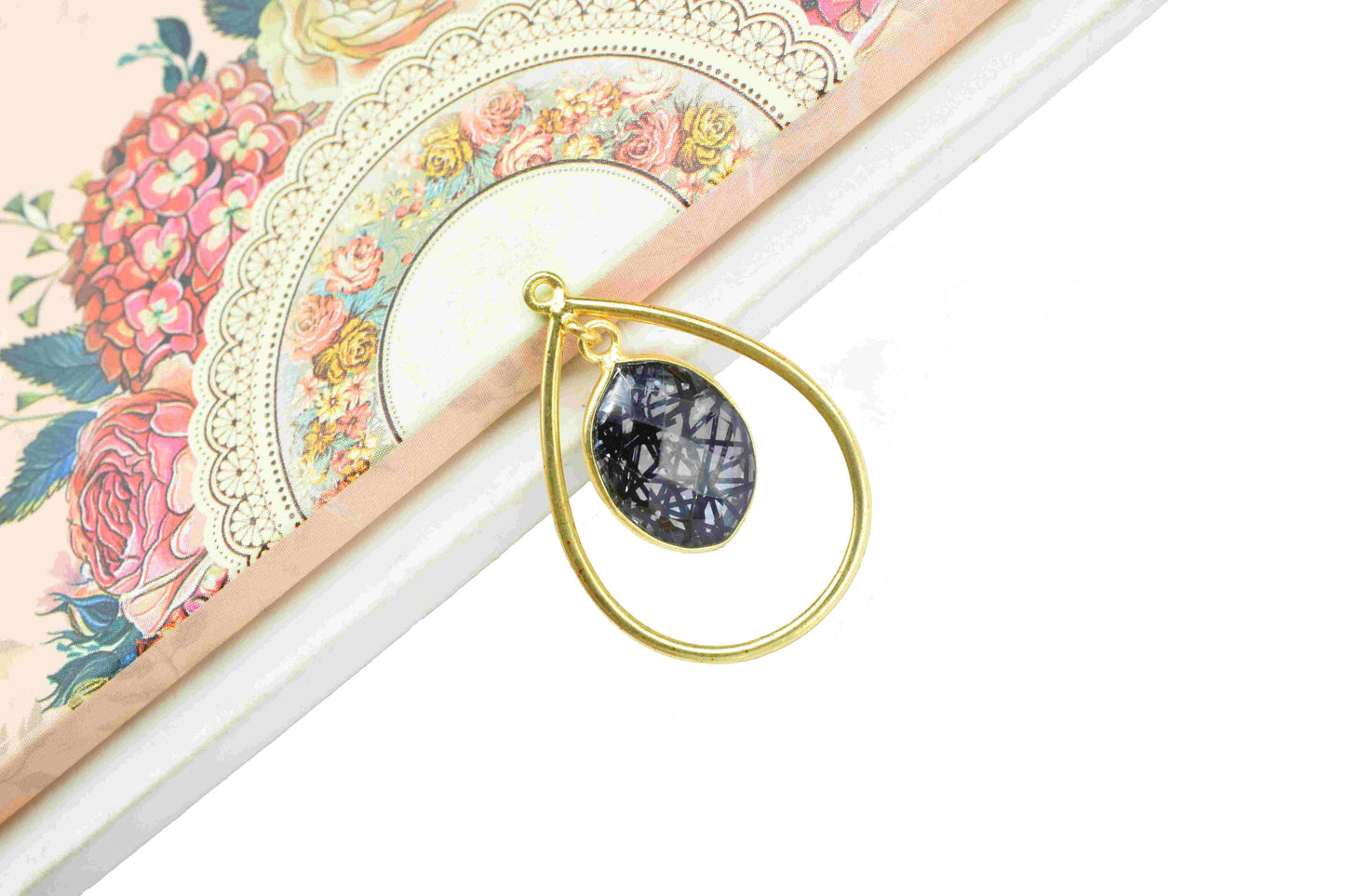 Gemstone Bezel Connectors,Finding Teardrop Pendants,Handmade Components,Beads Pendant Jewelry,Components Dangle Earrings,Station Link Supply