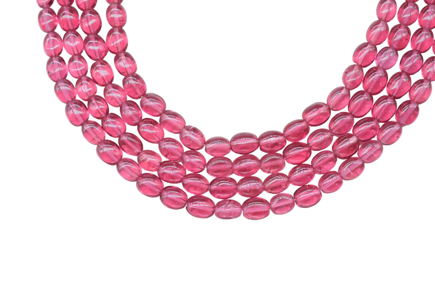 Pink Tourmaline Smooth Oval Beads,Tourmaline Quartz Smooth Beads,Loose Beads for Jewelry Making,Pink Quartz Oval Beads,Tourmaline Nuggets