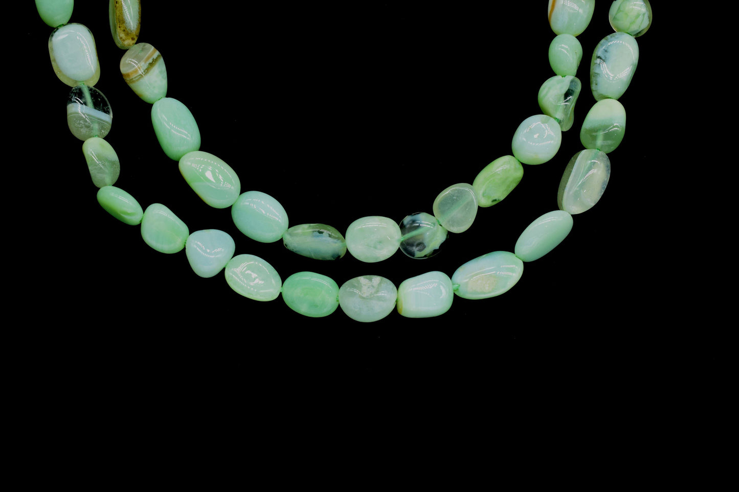 Top Quality Chrysoprase Nuggets Shape 6x7mm to 6x10mm Beads, Chrysoprase Plain Nugget Beads, Chrysoprase Smooth Beads, Jewelry Making Craft