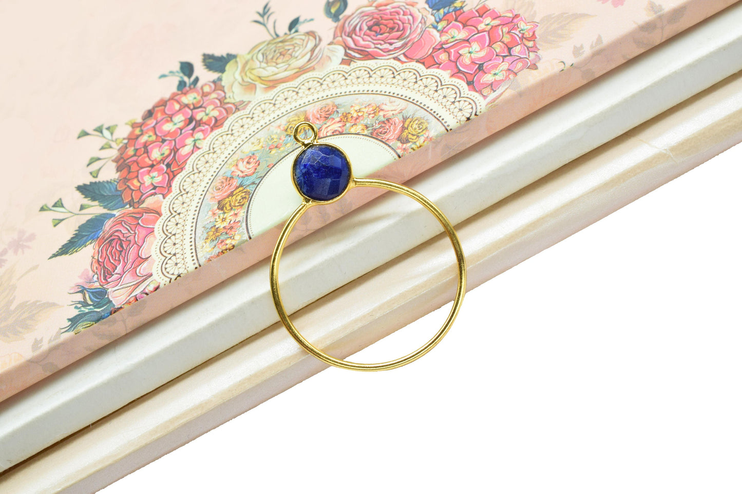 Ruby Findings Pendants,Diy Components Earring,Craft Supplies,Handmade Beads Jewelry,Findings Round Bezel Pendant,Single bail Station Link