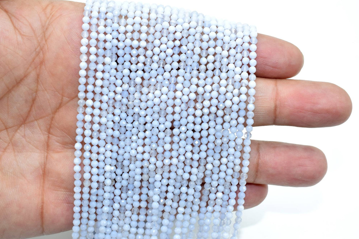 Natural Blue Opal AAA micro faceted beads,Jewelry Making Craft,Rondelle bead,Opal Jewelry Making Beads,2-2.5MM  beads,Gemstone bead strand