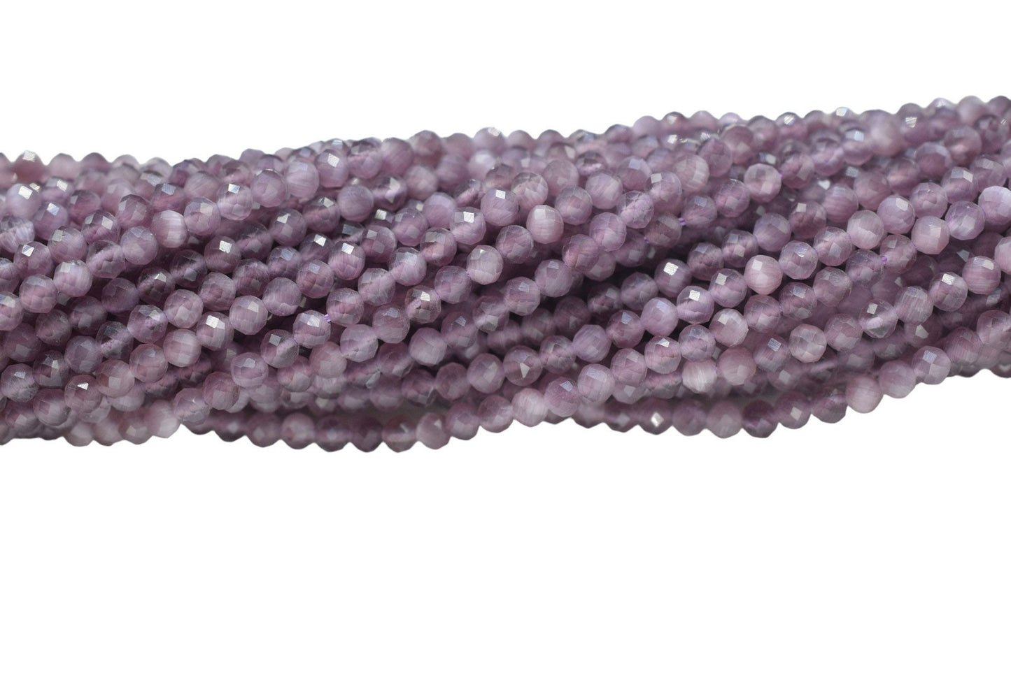 Pink Amethyst AAA Faceted beads/Amethyst Stone Beads/Rondelle Beads/Jewerly Making Beads/Micro Cut Beads/Loose Gemstone Beads/Wholesale Bead