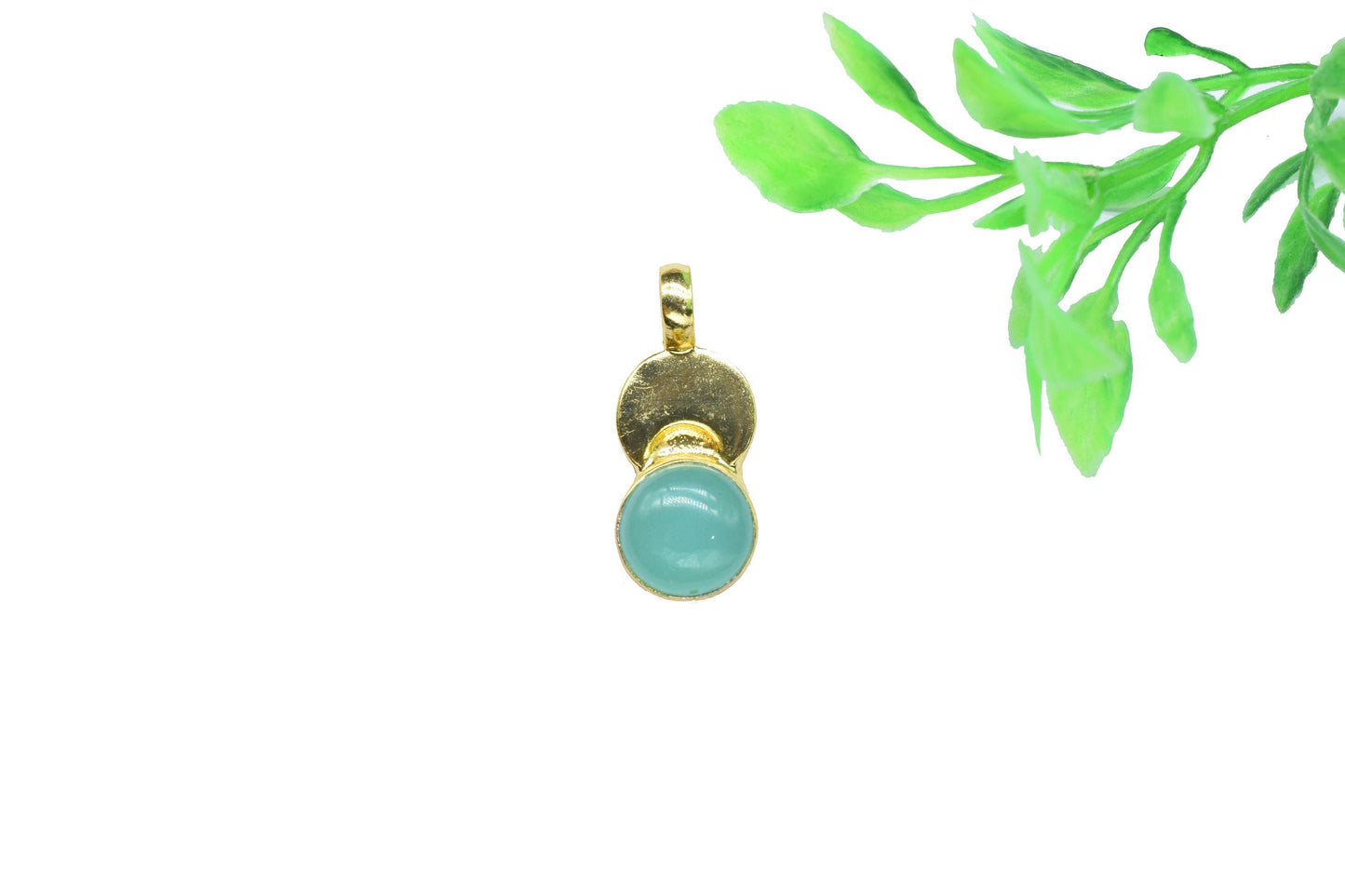 Aqua Chalcedony Pendant,Aqua Quartz Pendant,Gemstone Pendant jewelry,Handmade Pendant,Brass Pendant Charm,statement pendant,bridesmaids gift