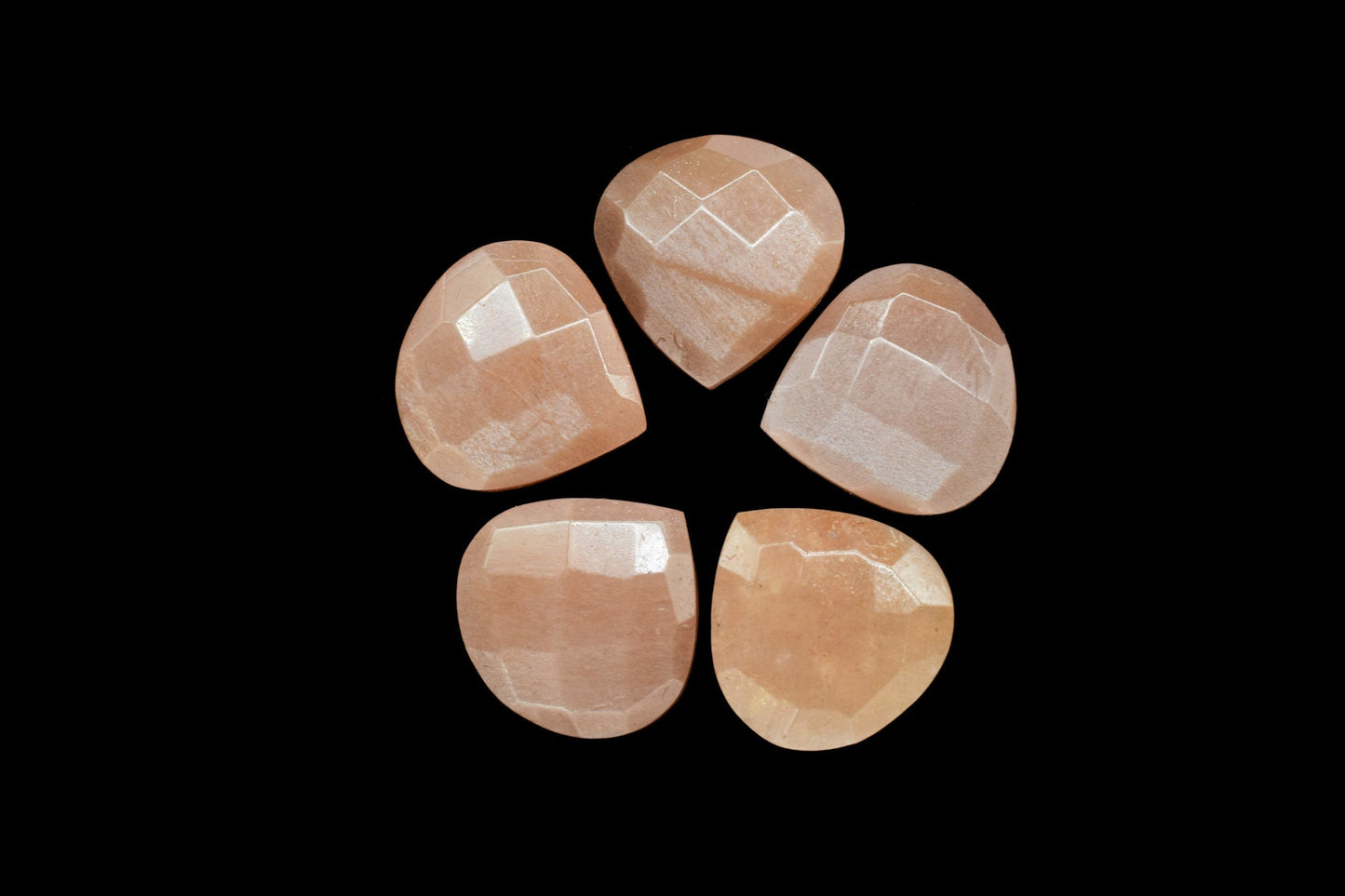 Peach Moonstone 14mm Heart Shape Briolettes,Peach Moonstone Briolettes,Peach Moonstone Jewelry Making Bead,Peach Moonstone Beads,stones