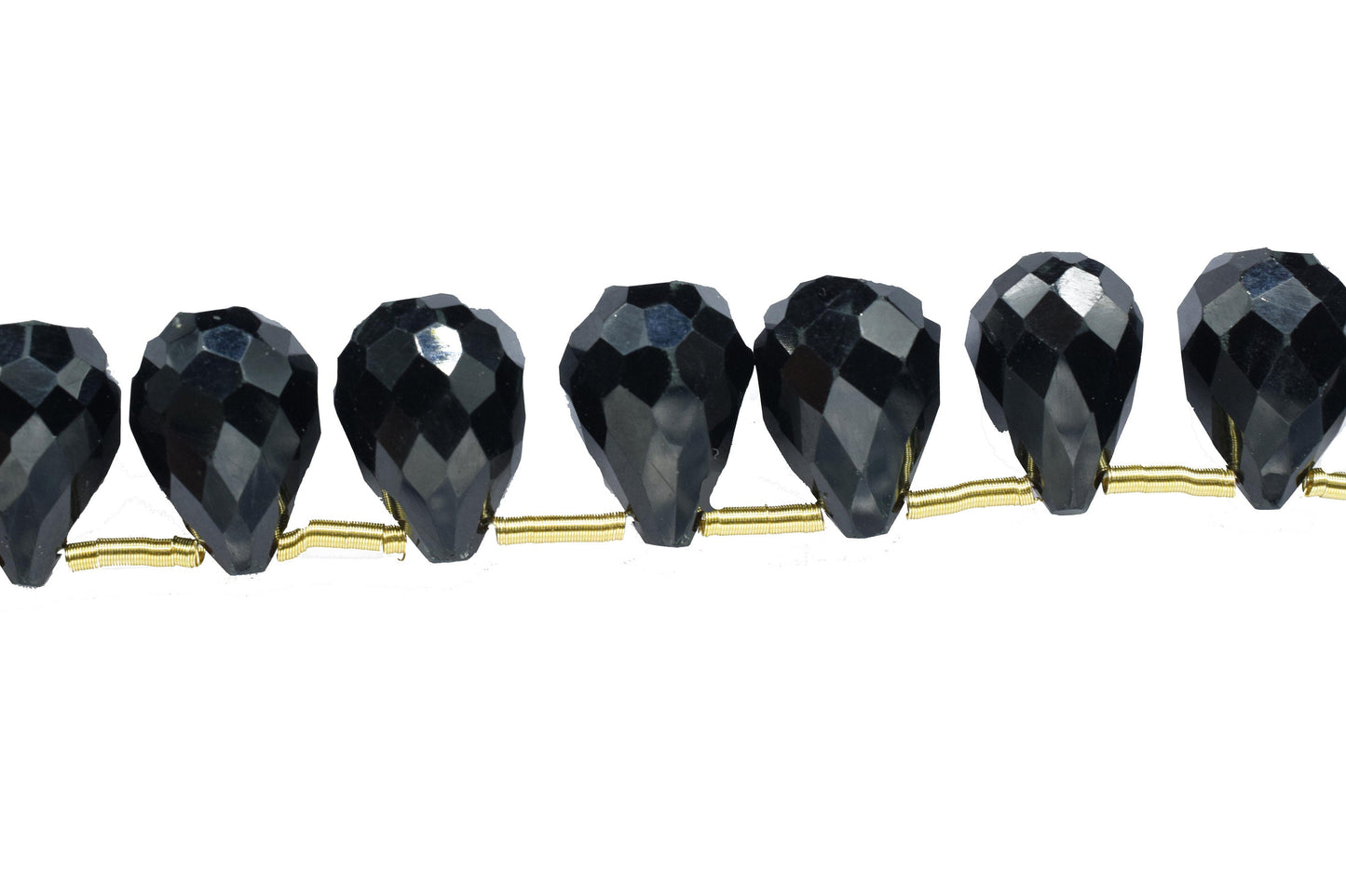 Black Onyx Teardrop Shape Briolette, 10x14mm Drop Beads ,AAA Quality Briolette, Black Onyx Briolette, Black Onyx  Briolette, Gemstone Beads