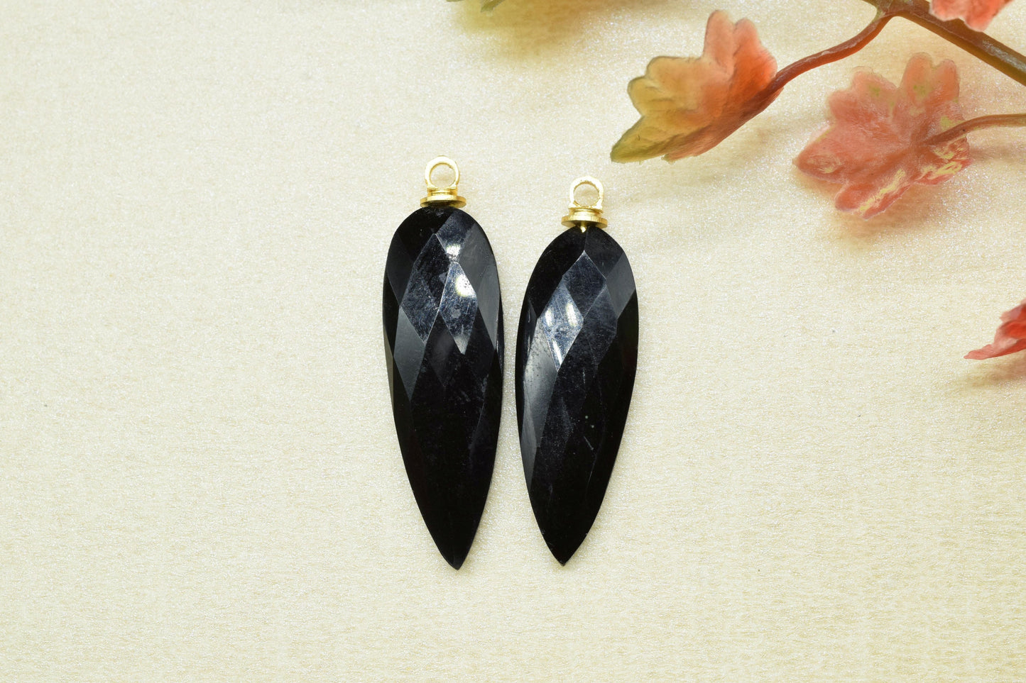 Long Briolettes Pendant Charm,Craft Supplies,Gemstone Teardrop Pendant,Beads Jewelry,Single Bail Connector,Findings Station Bezel Link,Gift