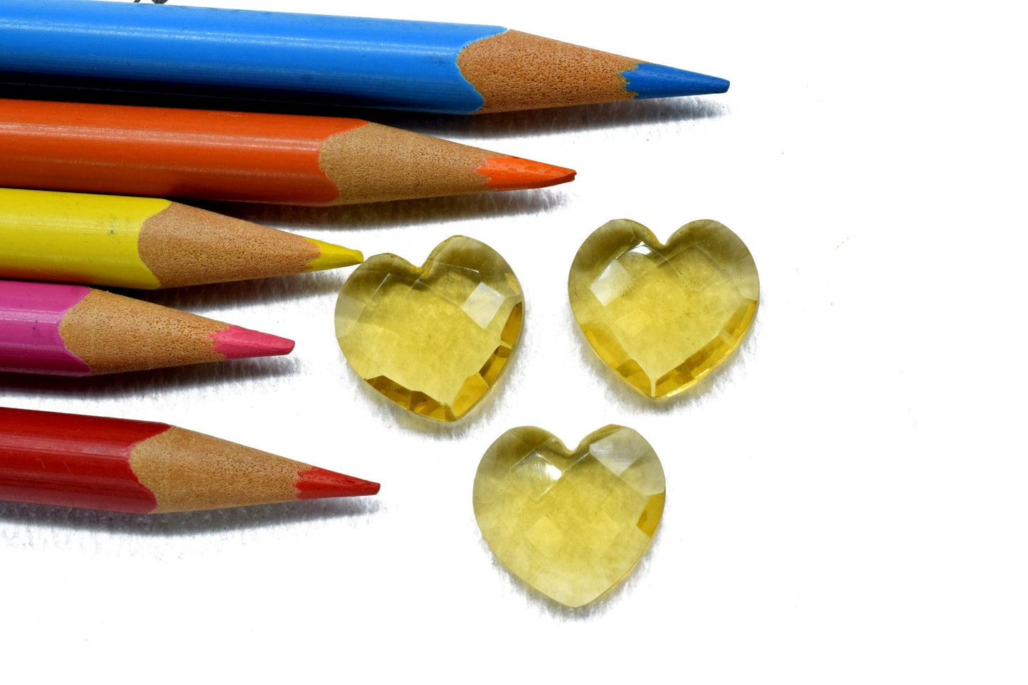 Natural Citrine Faceted 14mm Hearts Briolettes, Citrine Carved Hearts Briolettes (14mm Approx) Carved Heart Briolettes, Citrine Fancy Heart