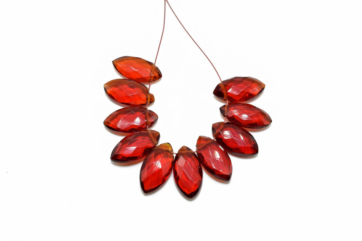 Garnet Marquise briolettes,6x12mm Teardrop,Garnet Pear Briolettes Supplies,Craft Supplies,Garnet Micro Briolette Bead,Garnet Teardrop beads