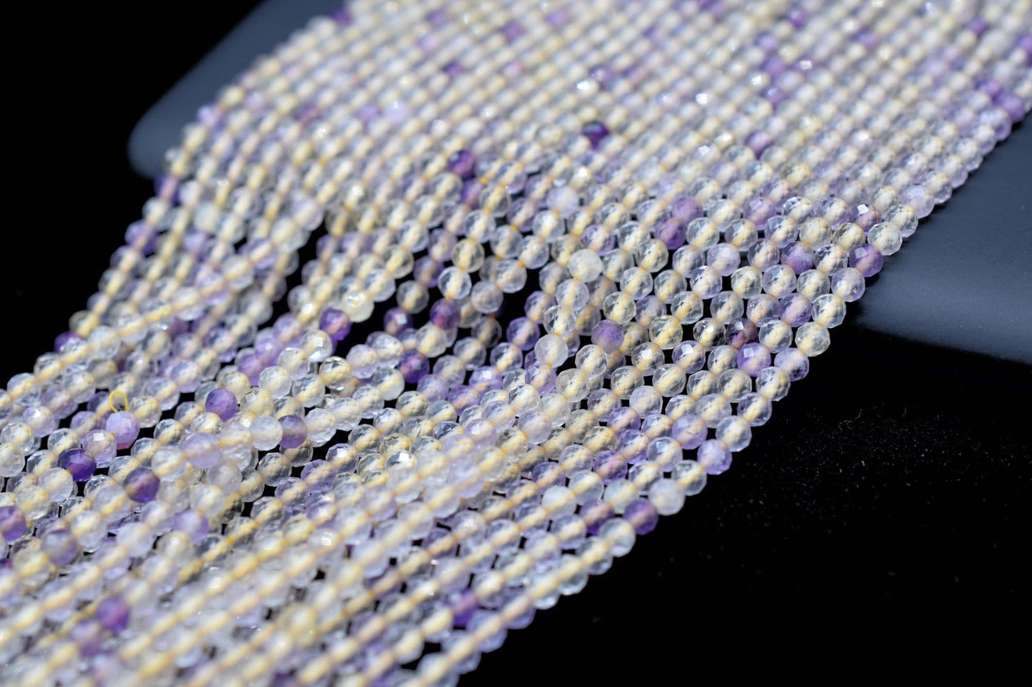 Purple Fluorite Faceted beads,Loose Beads for Jewelry Making,AAA Quality beads,Multi Fluorite beads,Gemstone Beads,13" rondlle beads Strand